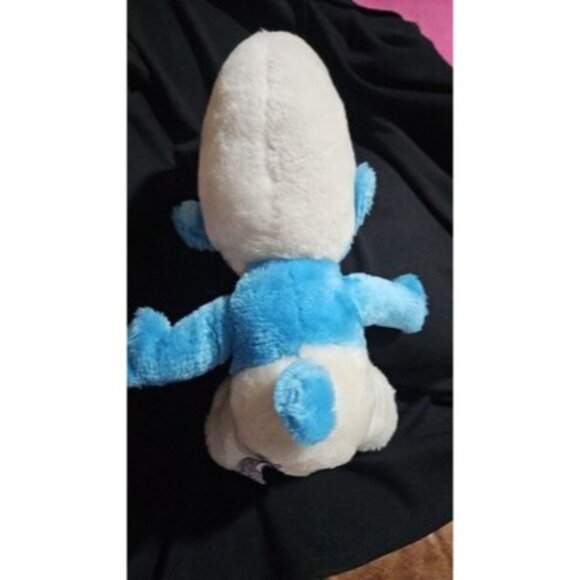 Vintage Smurf Plush Peyo 1979 Wallace Berrie 12" Stuffed Toy Sitting Blue White - Picture 7 of 8